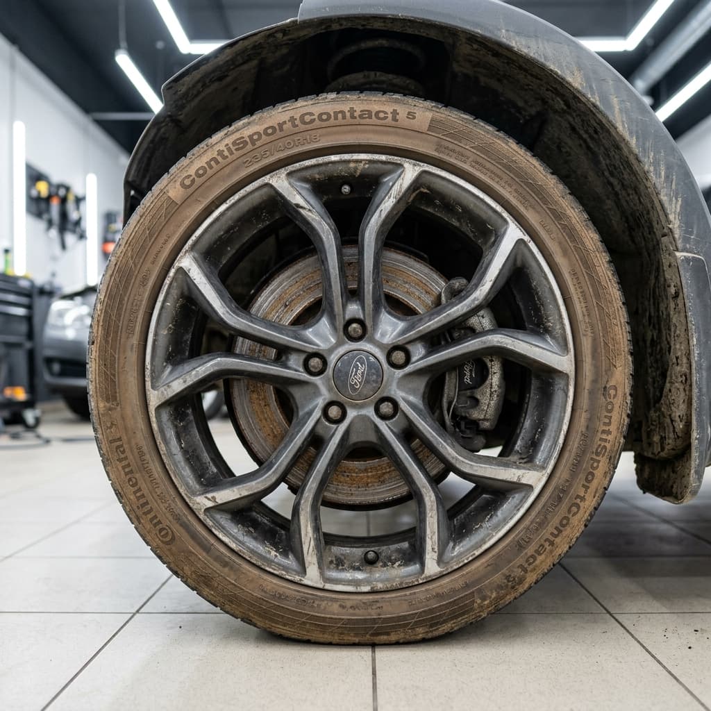 Detailing disků a podběhů – Před